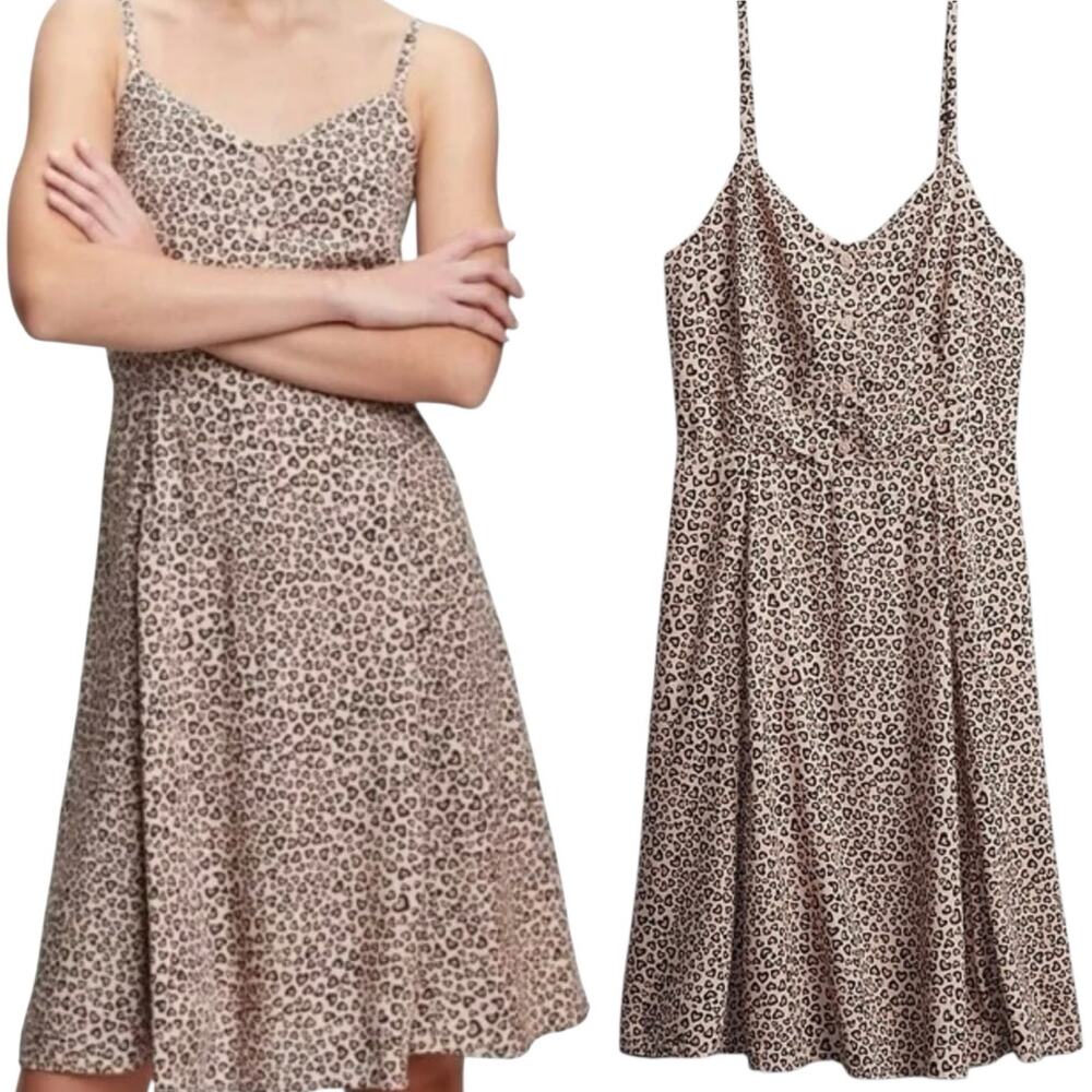 Fit & Flare Dress Hearts GAP Smocked